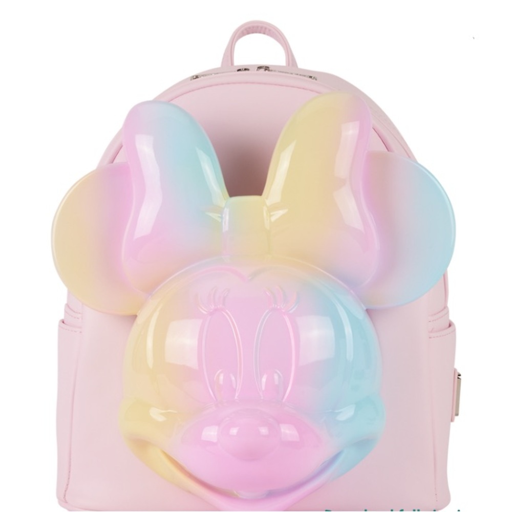 NEW Loungefly Disney Minnie Mouse Pastel Tie-Dye Backpack.